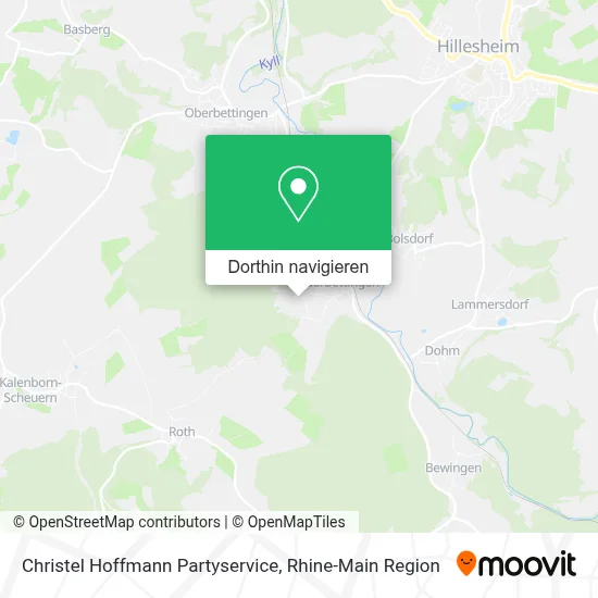 Christel Hoffmann Partyservice Karte