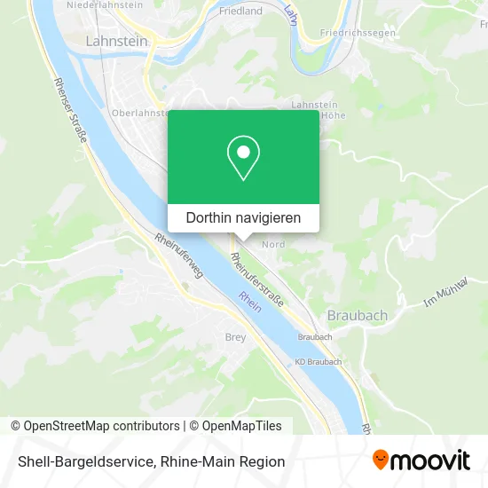 Shell-Bargeldservice Karte