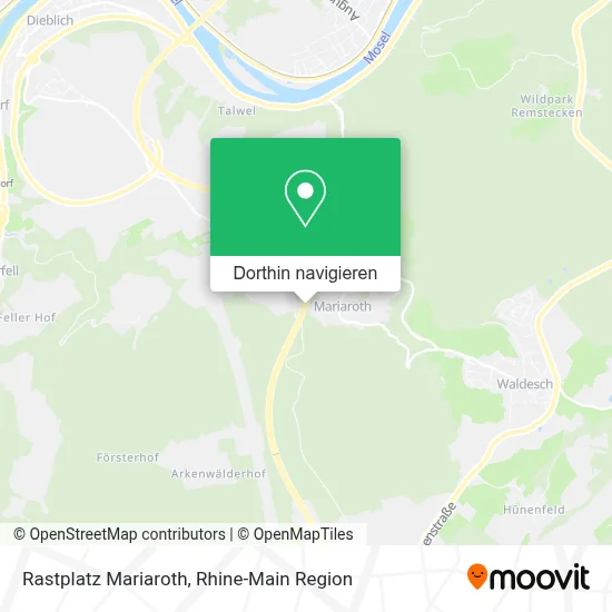 Rastplatz Mariaroth Karte
