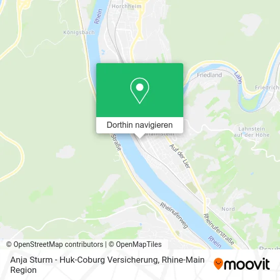 Anja Sturm - Huk-Coburg Versicherung Karte