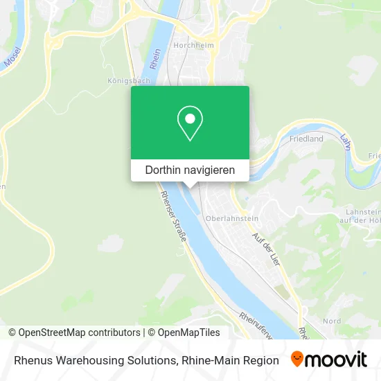 Rhenus Warehousing Solutions Karte