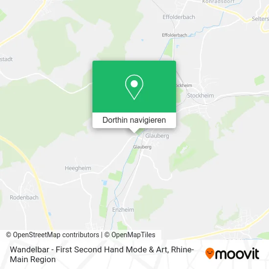 Wandelbar - First Second Hand Mode & Art Karte