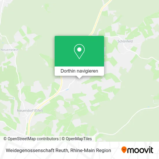 Weidegenossenschaft Reuth Karte