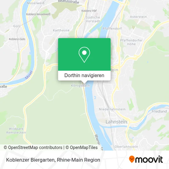 Koblenzer Biergarten Karte