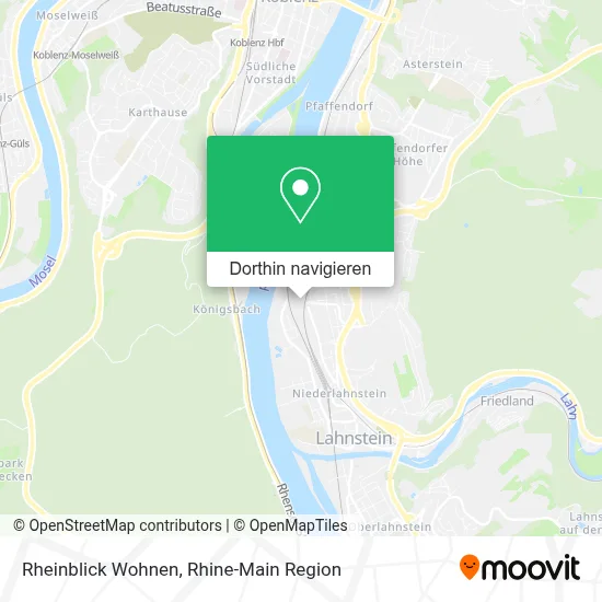 Rheinblick Wohnen Karte