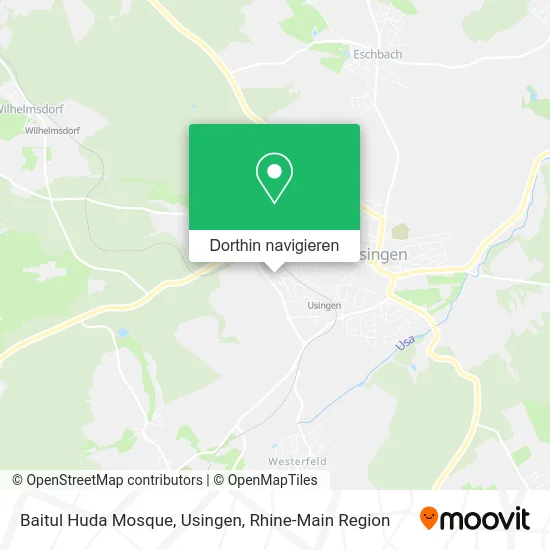 Baitul Huda Mosque, Usingen Karte