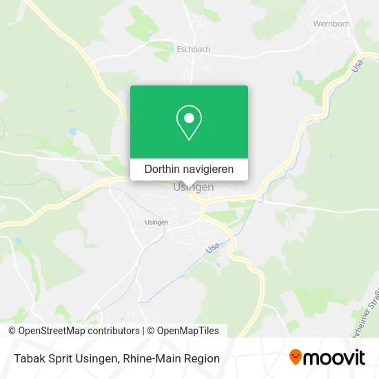 Tabak Sprit Usingen Karte