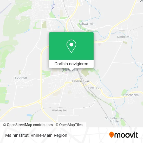 Maininstitut Karte