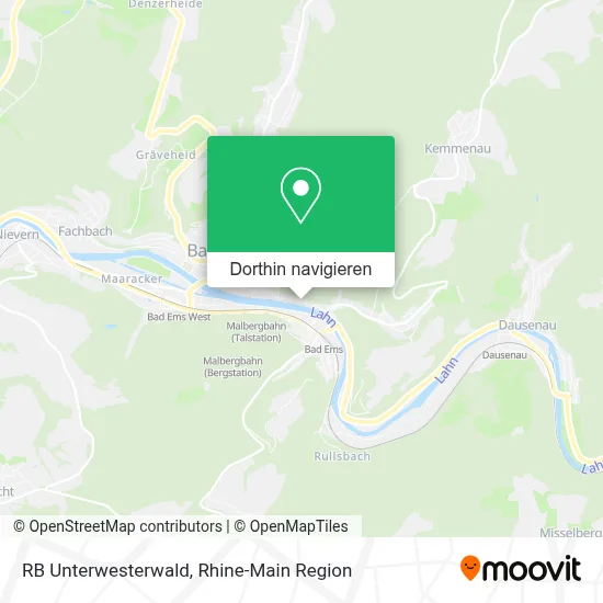 RB Unterwesterwald Karte