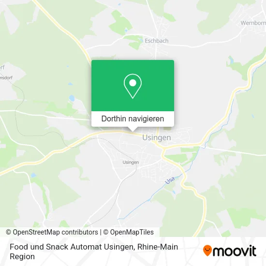 Food und Snack Automat Usingen Karte