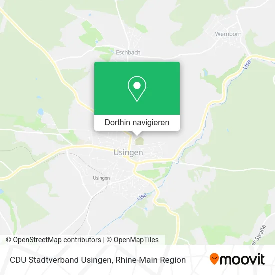 CDU Stadtverband Usingen Karte