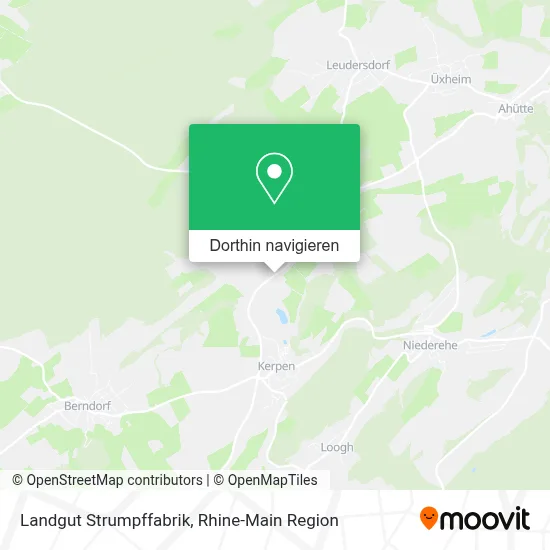 Landgut Strumpffabrik Karte