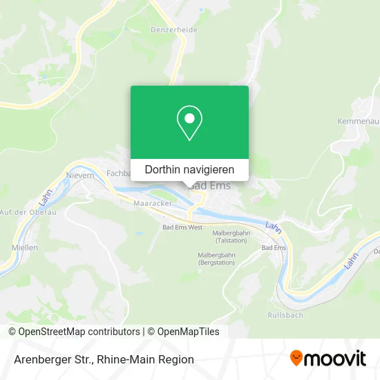 Arenberger Str. Karte