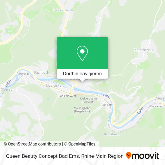 Queen Beauty Concept Bad Ems Karte