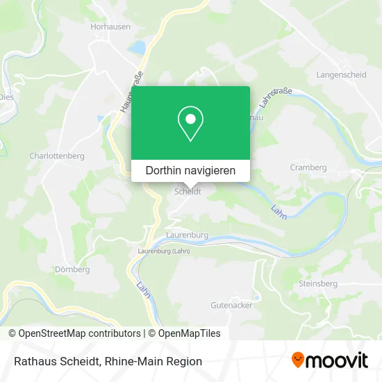 Rathaus Scheidt Karte
