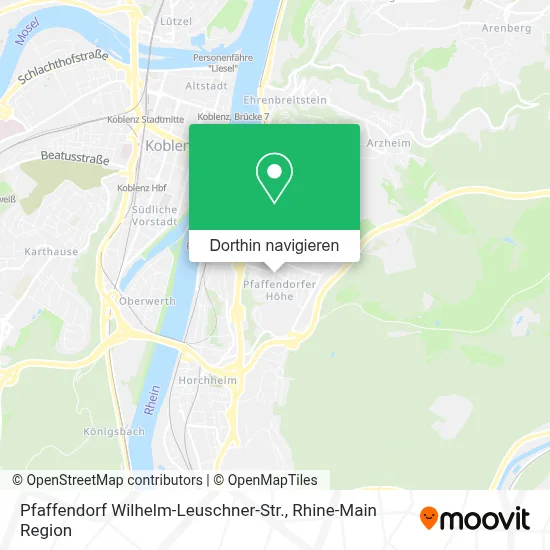 Pfaffendorf Wilhelm-Leuschner-Str. Karte