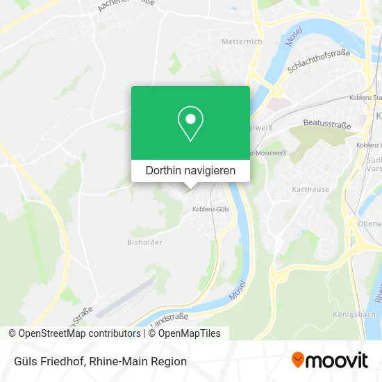 Güls Friedhof Karte