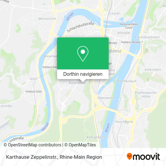 Karthause Zeppelinstr. Karte