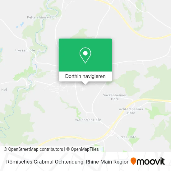 Römisches Grabmal Ochtendung Karte