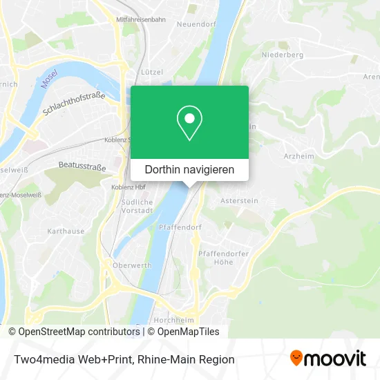 Two4media Web+Print Karte