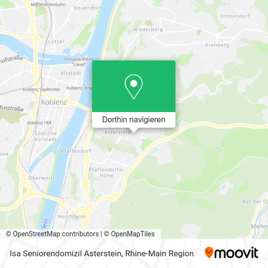 Isa Seniorendomizil Asterstein Karte