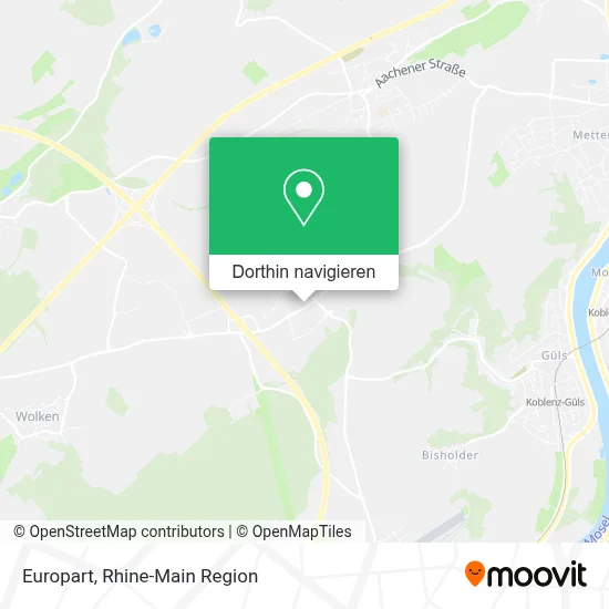 Europart Karte