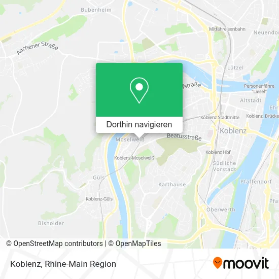 Koblenz Karte