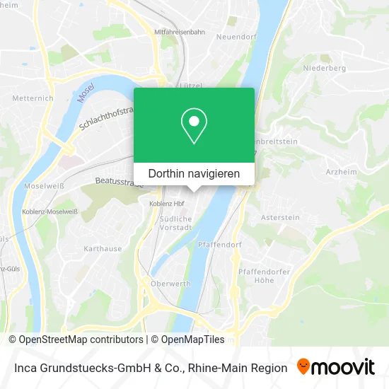 Inca Grundstuecks-GmbH & Co. Karte