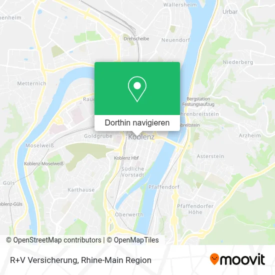 R+V Versicherung Karte