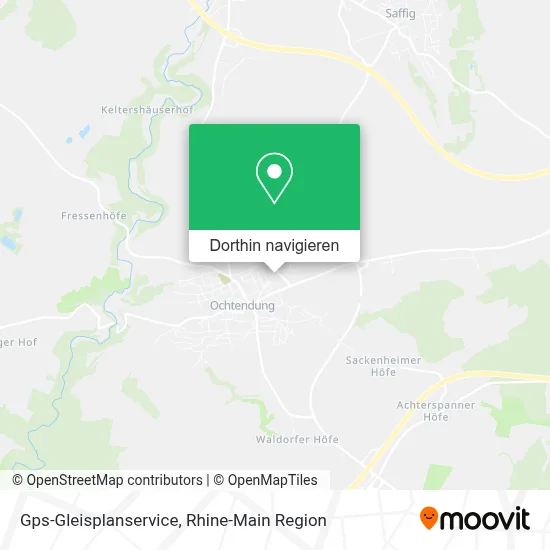 Gps-Gleisplanservice Karte
