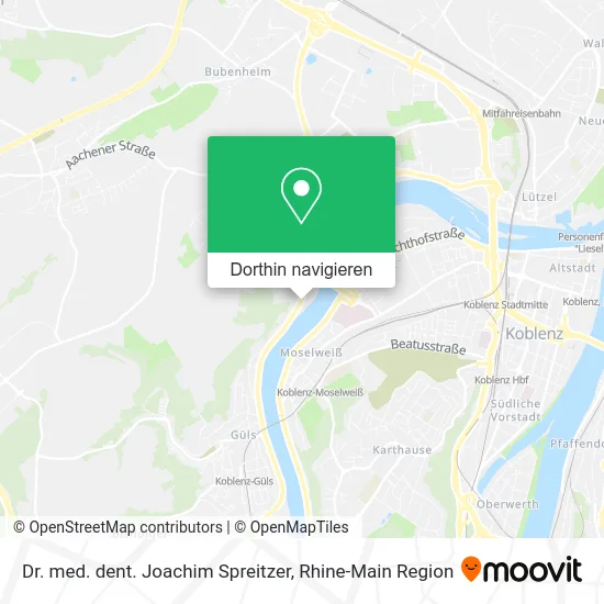 Dr. med. dent. Joachim Spreitzer Karte