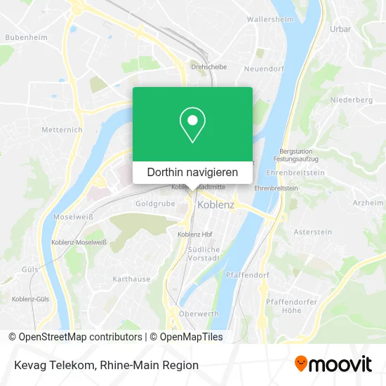 Kevag Telekom Karte