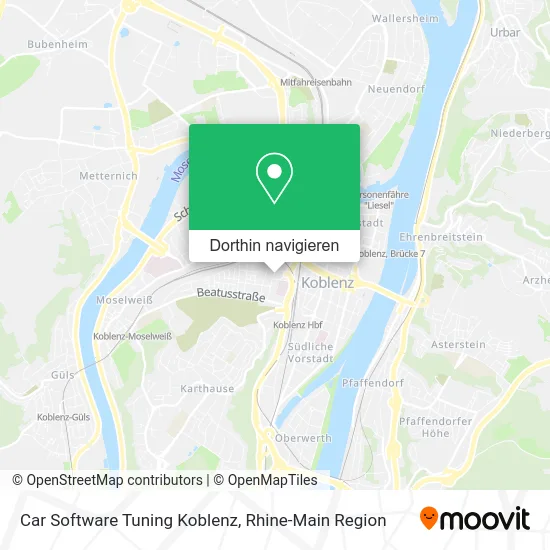 Car Software Tuning Koblenz Karte