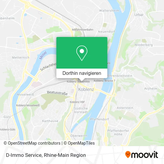 D-Immo Service Karte