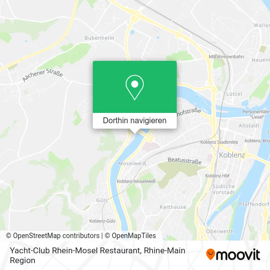 Yacht-Club Rhein-Mosel Restaurant Karte