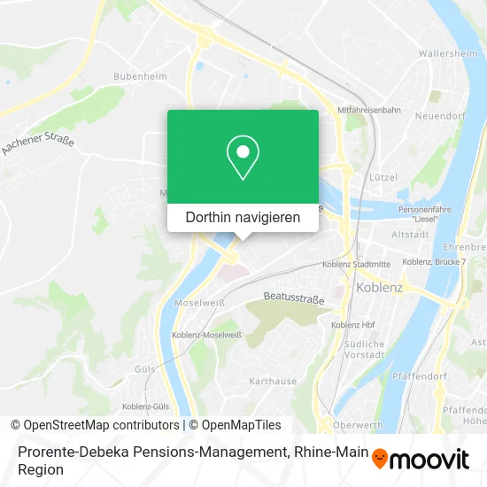 Prorente-Debeka Pensions-Management Karte