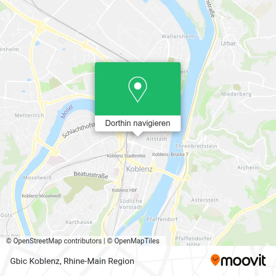 Gbic Koblenz Karte
