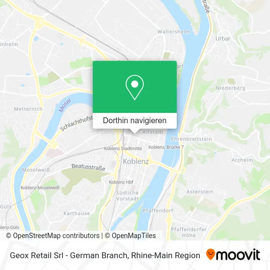Geox Retail Srl - German Branch Karte