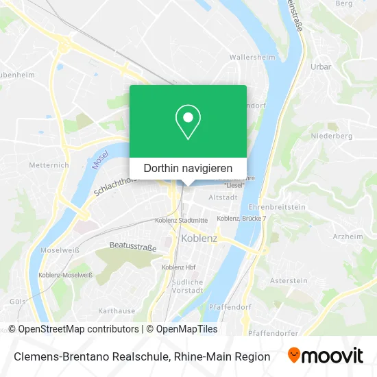 Clemens-Brentano Realschule Karte