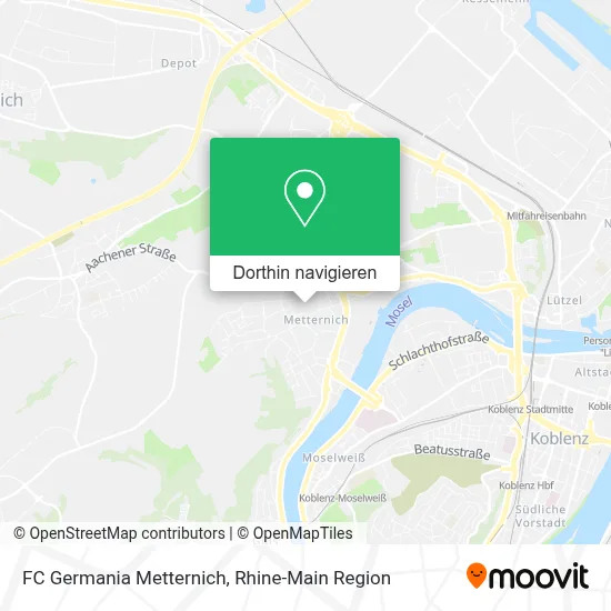 FC Germania Metternich Karte