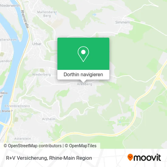 R+V Versicherung Karte