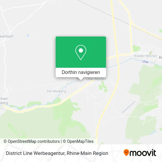 District Line Werbeagentur Karte