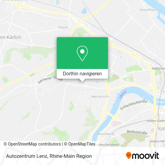 Autozentrum Lenz Karte