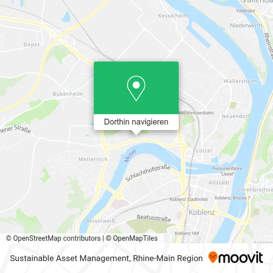 Sustainable Asset Management Karte