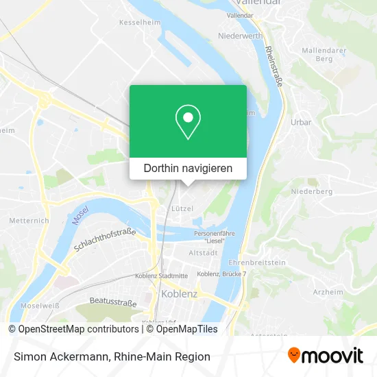 Simon Ackermann Karte