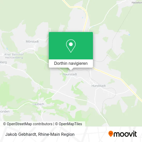 Jakob Gebhardt Karte