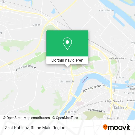 Zzst Koblenz Karte