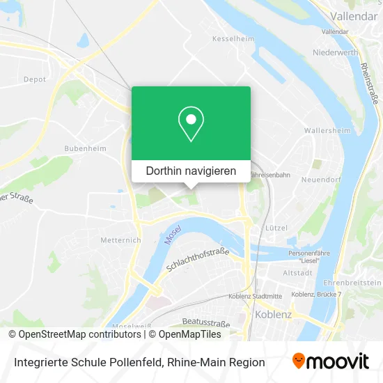 Integrierte Schule Pollenfeld Karte