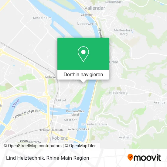 Lind Heiztechnik Karte