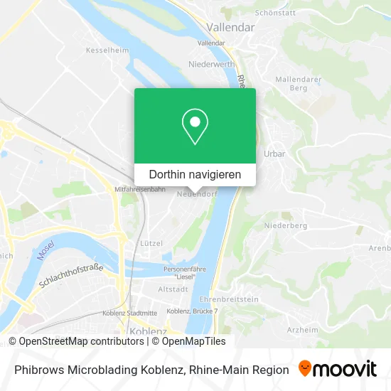 Phibrows Microblading Koblenz Karte